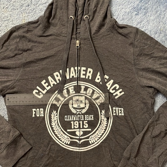 Clearwater Beach Florida Zip Hoodie - Picture 3 of 3